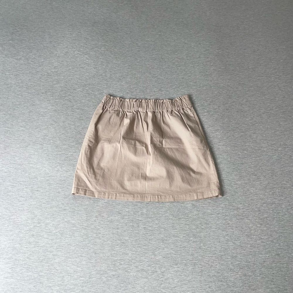 GAP Women's Khaki Ruched-Waist Skirt